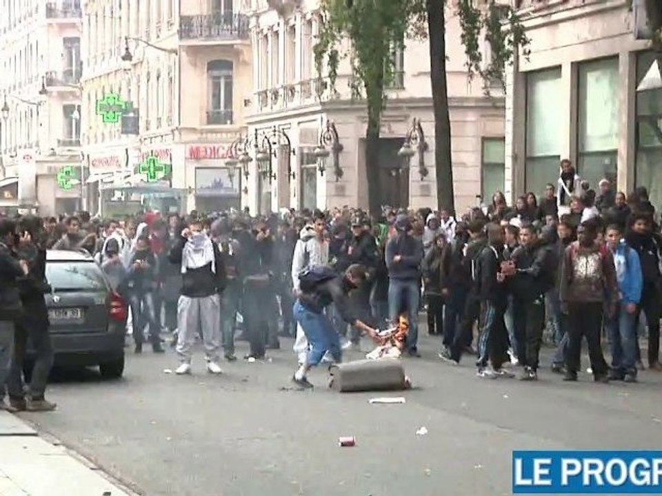 Lyon : la manif des lycéens dégénère