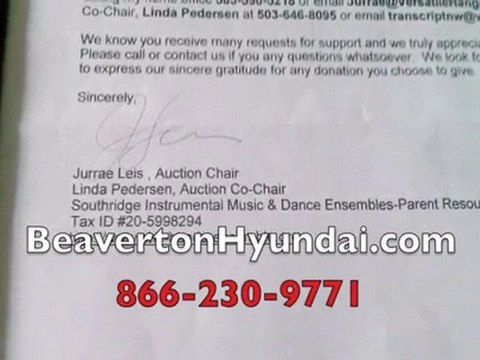 Beaverton Hyundai NO COMPLAINTS