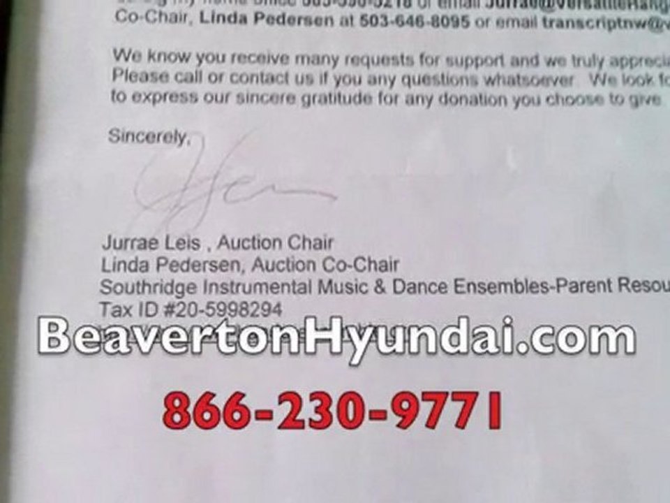 Beaverton Hyundai Reviews and Complaints