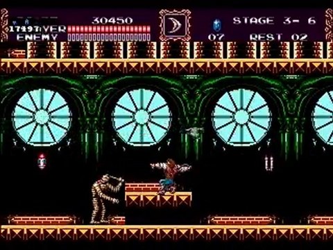 Castlevania Bloodlines - Stage 3 - Leaning Tower of Pisa. John Morris