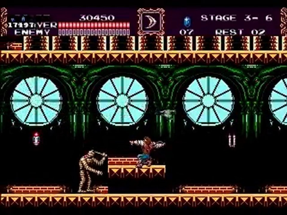 Castlevania Bloodlines - Stage 3 - Leaning Tower of Pisa. John Morris