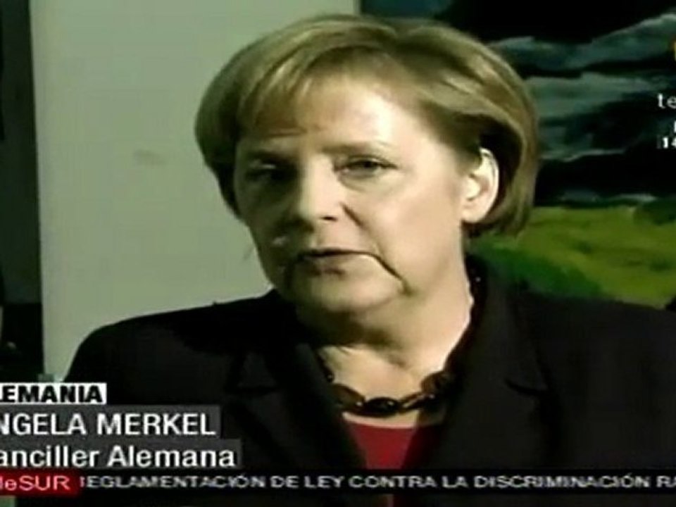 Merkel felicita a Chile por rescate de mineros