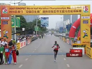 wilson kiprop win a half marathon of SINOPEC  2010 October16