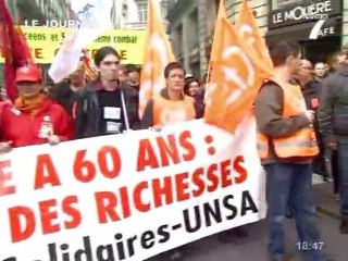 Retraites: La mobilisation ne s'essouffle pas (Nantes)