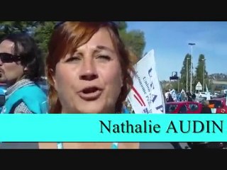 Nathalie AUDIN manifestation du 19 octobre 2010