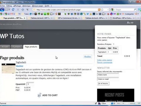 Créer un site e-commerce avec WordPress