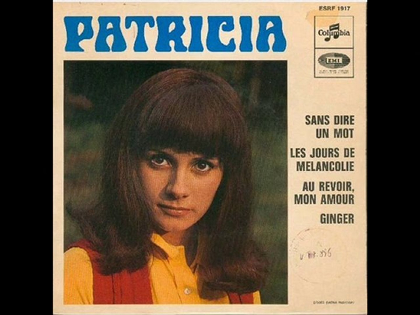 Patricia (Paulin) Au revoir mon amour (1968) - Vidéo Dailymotion