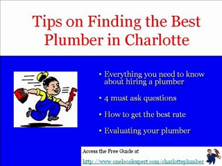 Secrets to Finding the Right Charlotte Plumber