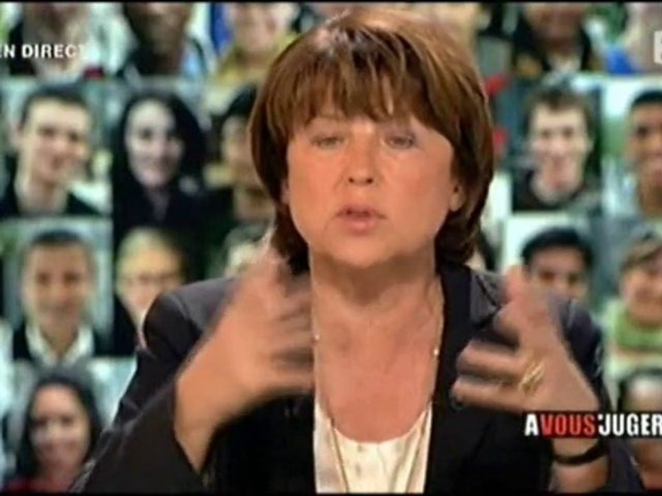 France 2 - A-vous-de-juger - Martine Aubry et l'immigration