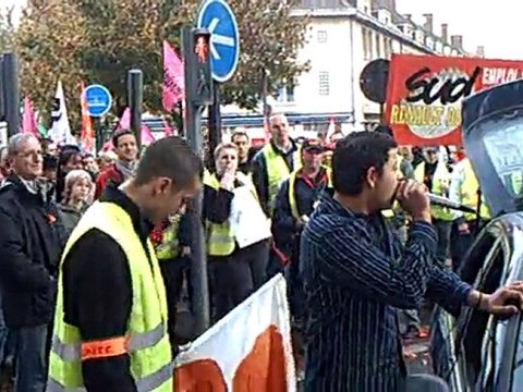 Greve et manifestations,pour la défense des retraites