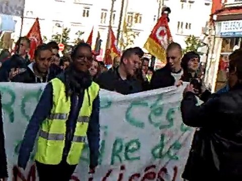 Greve et manifestations,pour la défense des retraites