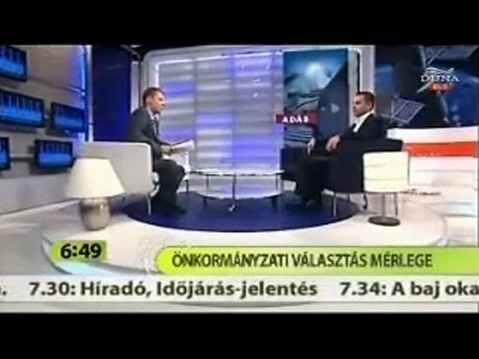 Vona Gábor - 2010. október 15, Duna TV - Hattól-nyolcig