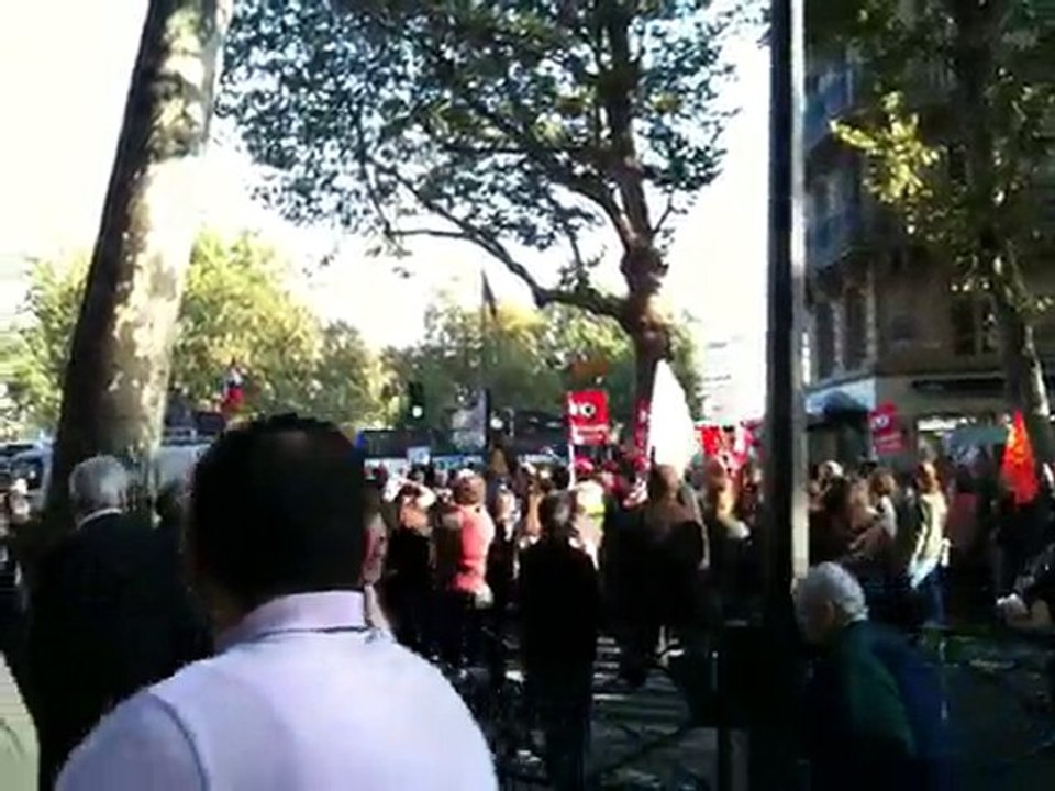 Manifestation contre la réforme des retraites