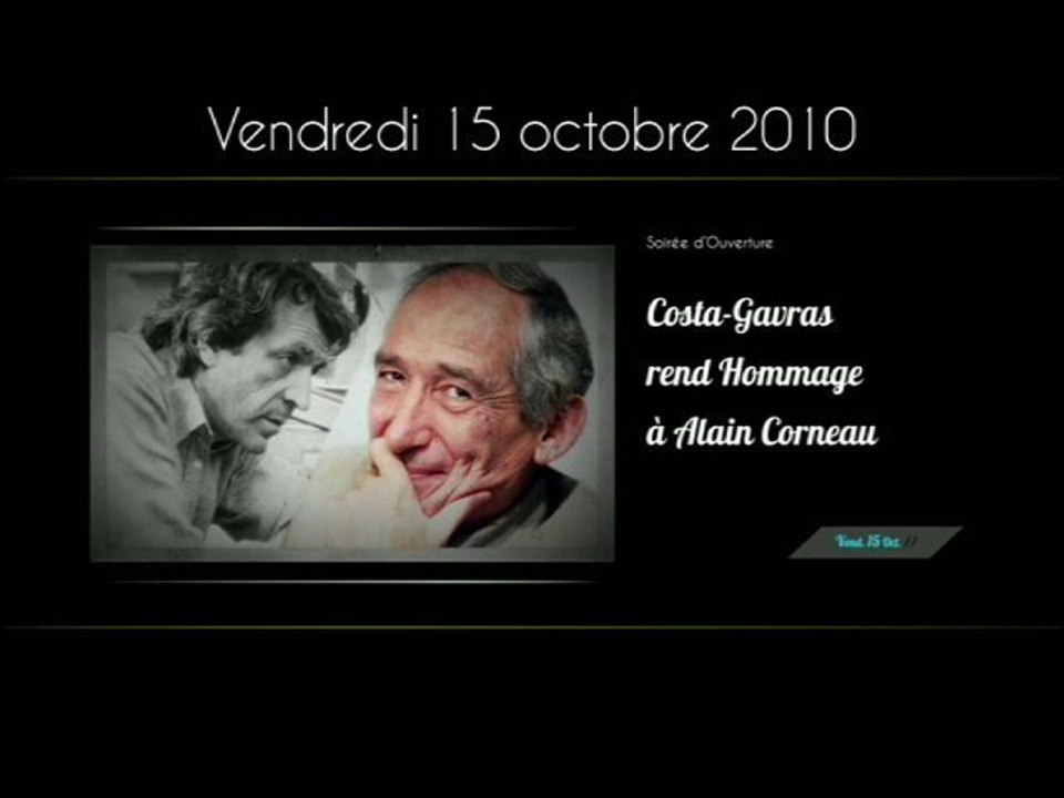 Festival du Film de Beauvais -Costa-Gavras- 15 octobre 2010