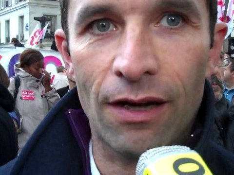 Benoit Hamon, porte-parole du PS, le 16 octobre