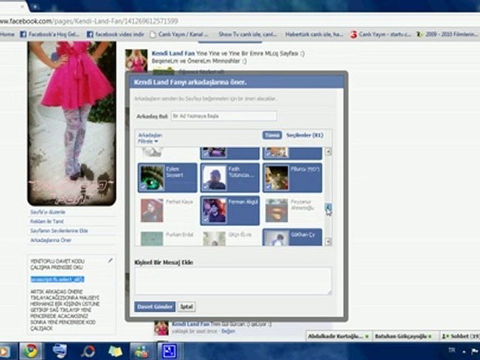 Arkadaş Kısa Yoldan Nasıl Önerilir..