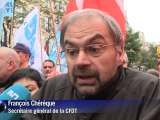 Manifestation pour la défense des retraites à Paris