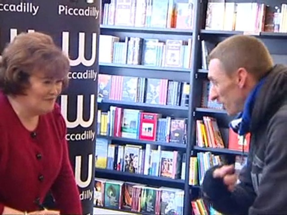 Susan Boyle meets fans at book launch