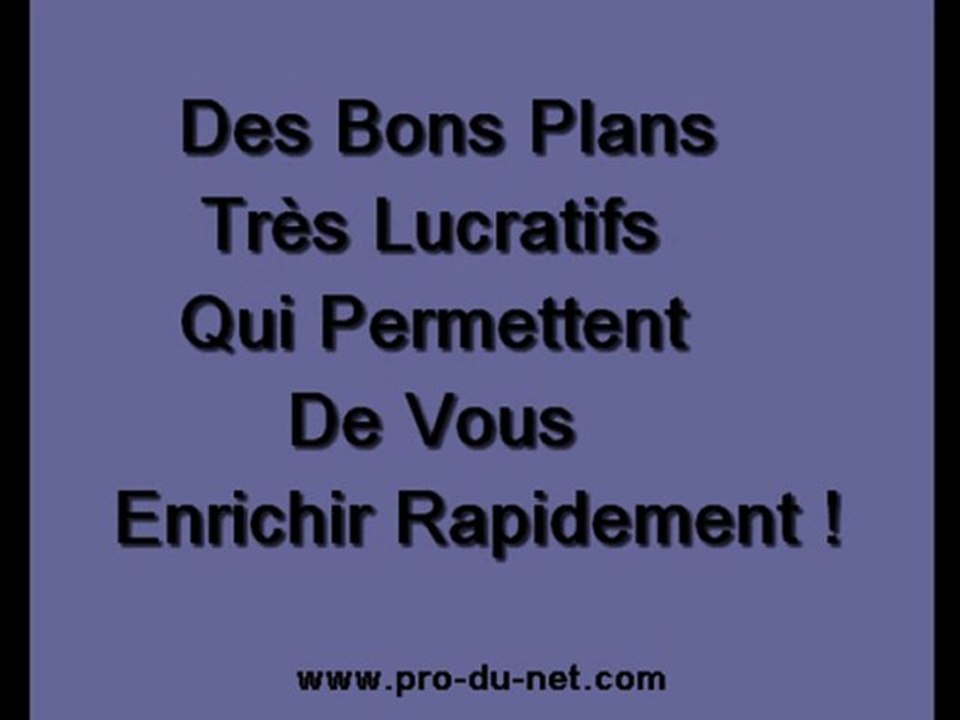 Comment gagner de l'argent sur internet.