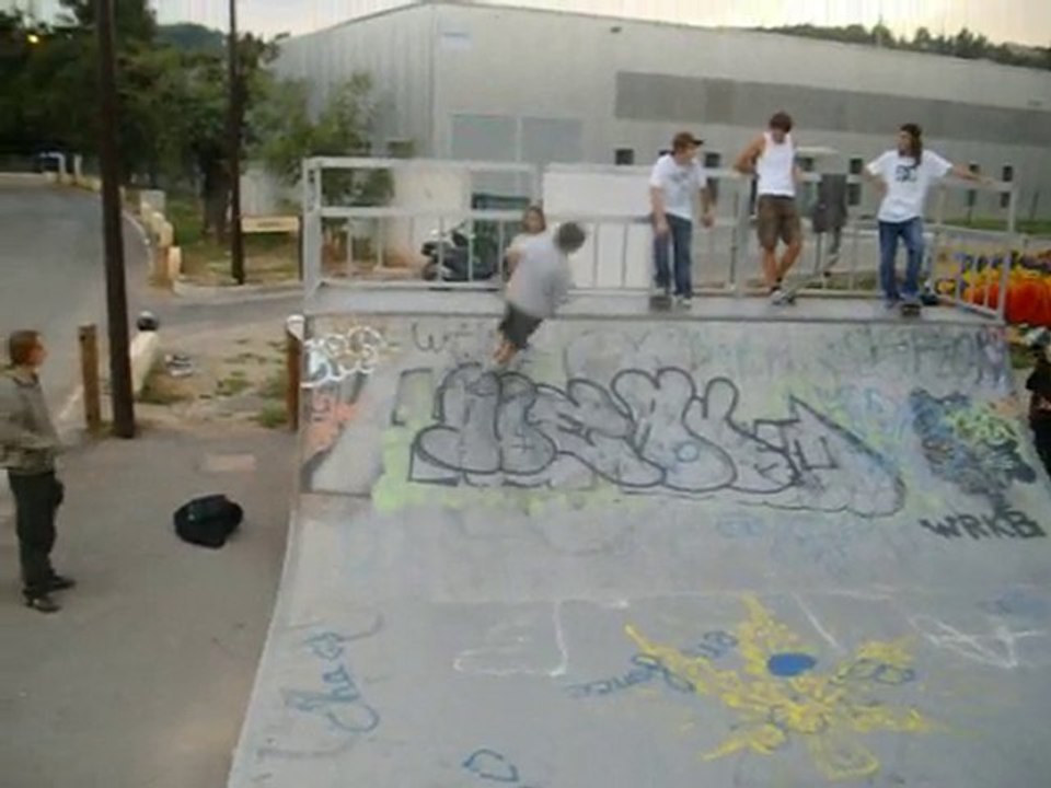 trotinette freestyle half pip