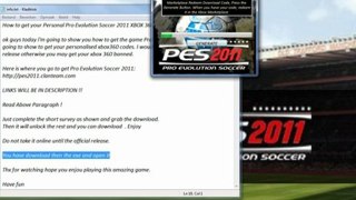 Pro Soccer Evolution 2011 XBOX 360 Code Generator