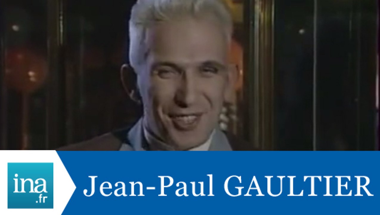 Jean-Paul Gaultier répond à Jean-Paul Gaultier - Archive INA