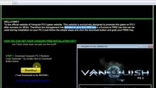 download free vanquish PS3 redem codes