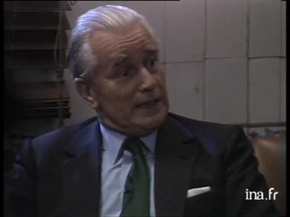 Jacques Chaban Delmas à propos de son actualité