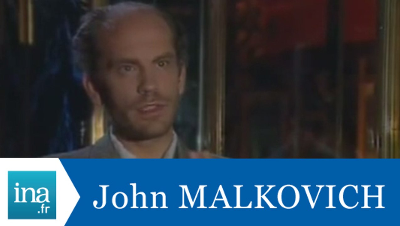 John Malkovich répond à John Malkovich - Archive INA