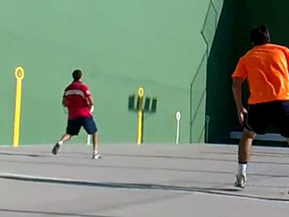 Frontenis preolimpico 1ª partida 2ªb Rivas Leganés