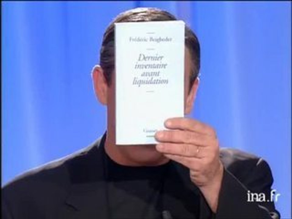 Frédéric Beigbeder au sujet de son dernier livre