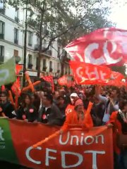 Manifestation Paris 16 octobre 2010 CFDT