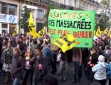 Manifestation Retraites interpro cortège Solidaires 16-10-10