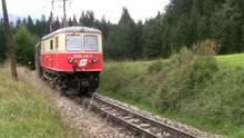 1099 002 + 1099 011 mit "Wendezug" bei Erlaufklausee