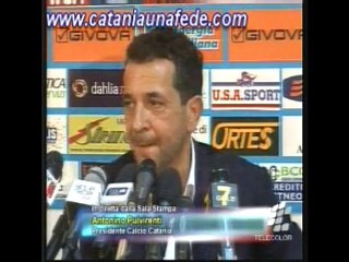 Pulvirenti intervista dopo Napoli