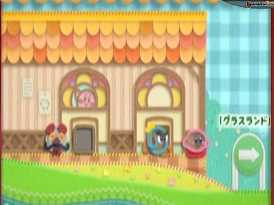 Premières minutes de Kirby's Epic Yarn.