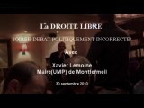 SOIREE-DEBAT POLITIQUEMENT INCORRECTE- Xavier Lemoine