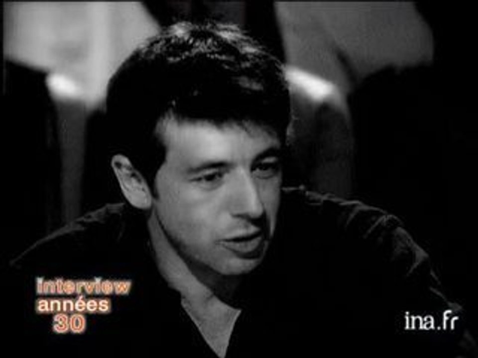 Interview années 30 de Patrick Bruel