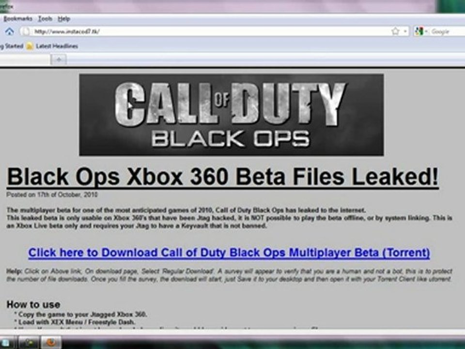 NEW COD BLACK OPS BETA CODES GENERATOR