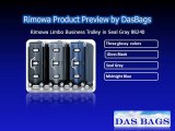 Rimowa Limbo Business Trolley Seal Gray 88240 882.40 by DasB
