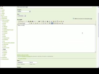 Exemple d'ajout de contenu de type "règle" dans Drupal