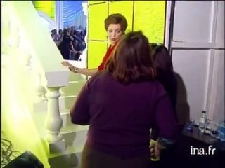 Entrées et sorties de plateau Josiane Balasko