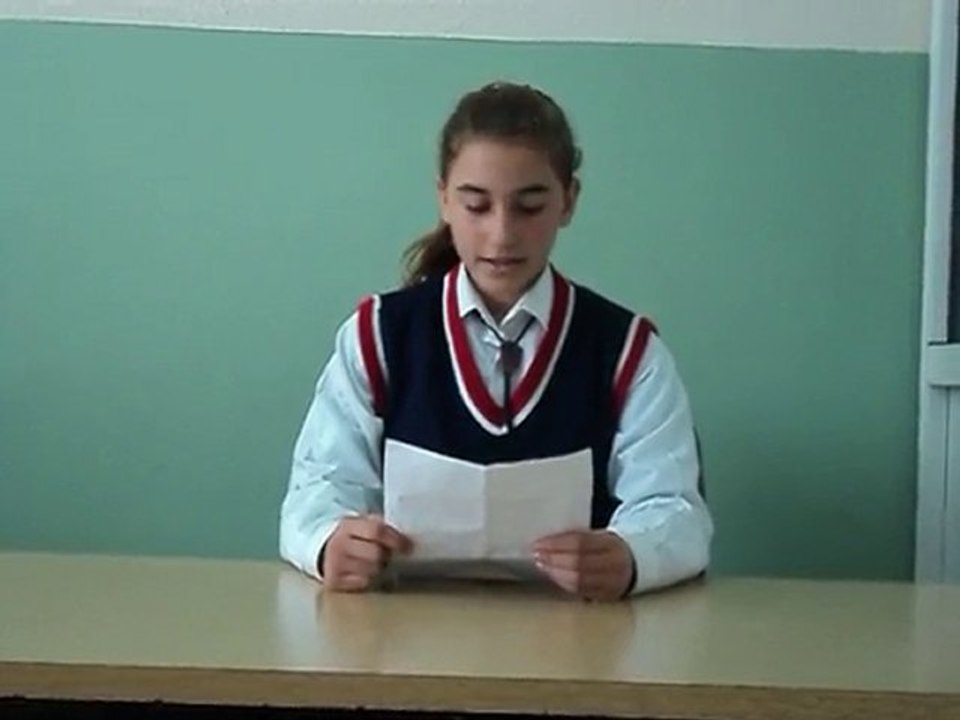 Okul Meclisi Başkan Adayı Zeynep Sena Yıldırım'ın Konuşması