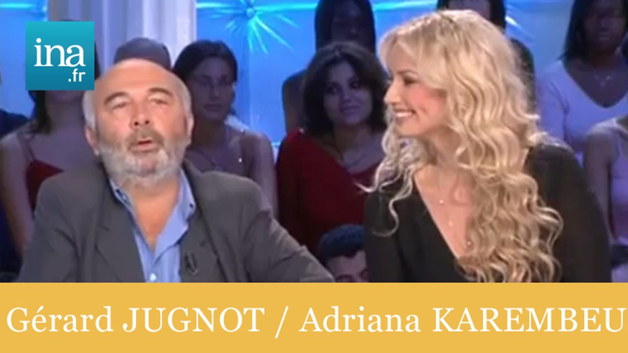 Adriana Karembeu et Gérard Jugnot chez Ardisson - Archive INA