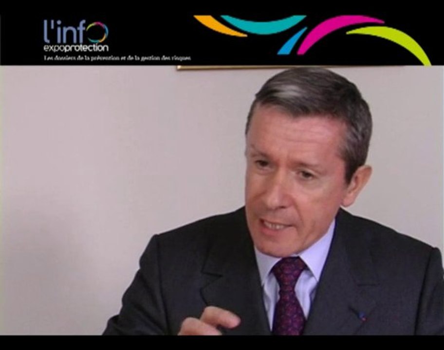 Le Préfet Philippe de Lagune sur Expoprotection