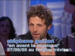 Stéphane Guillon à propos de son spectacle "En avant la musique"
