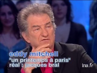 Eddy Mitchell sur le film "Un printemps à Paris"