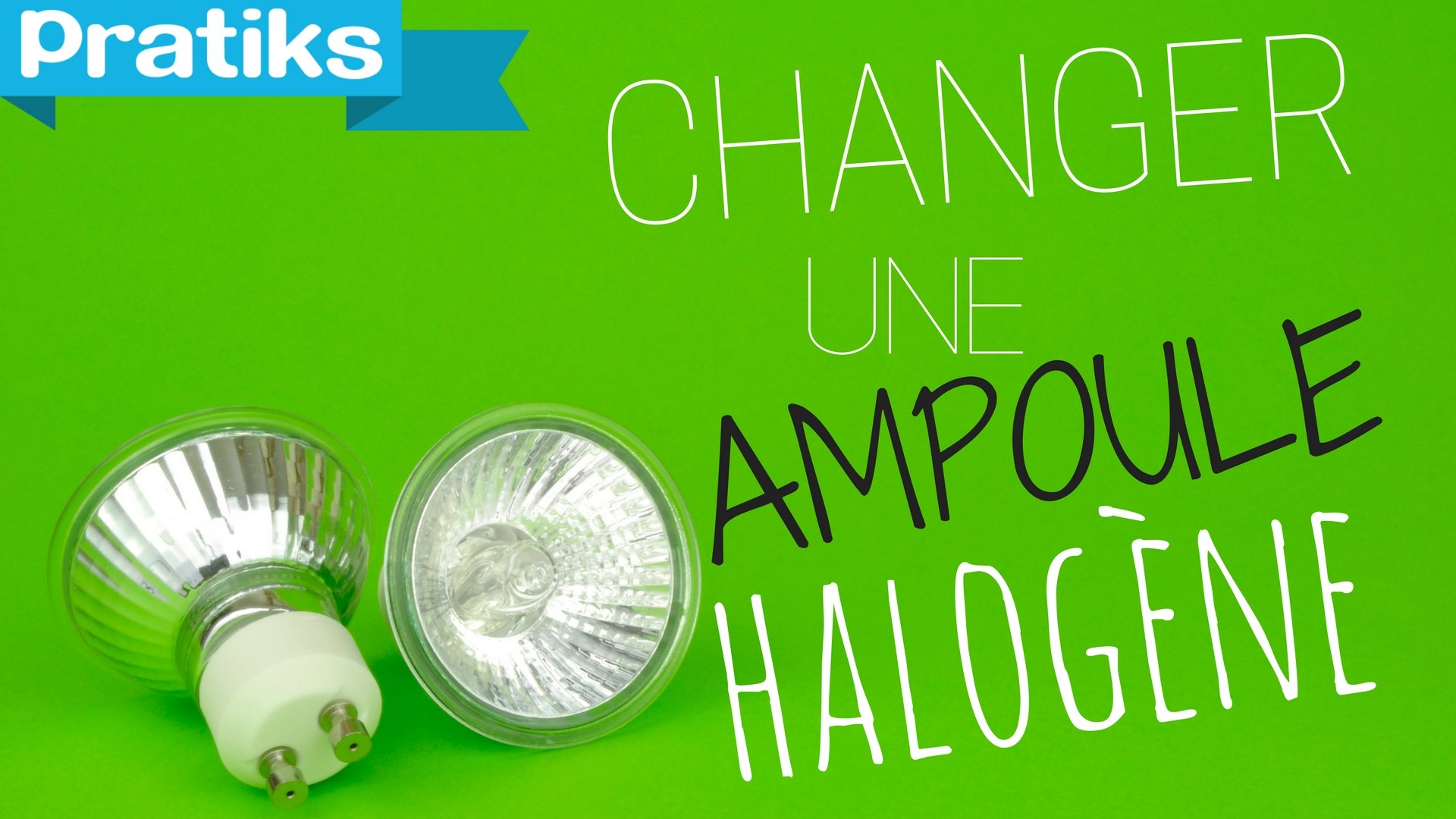 Changer une douille lampadaire halogène pour ampoule tube