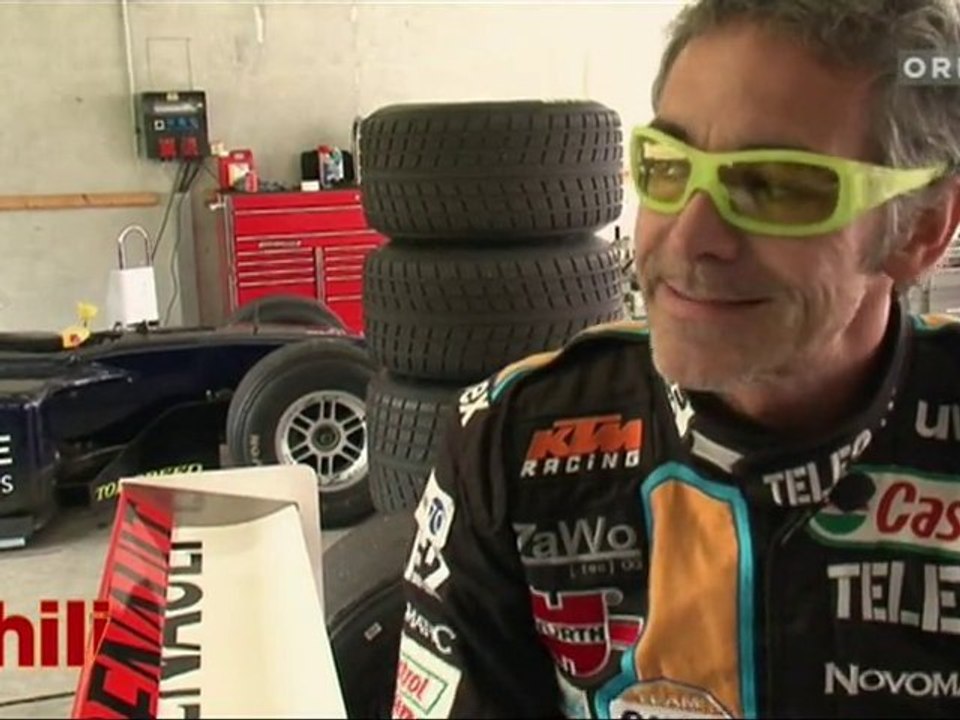 Christian Clerici testing the Topspeed Formula 1 Car