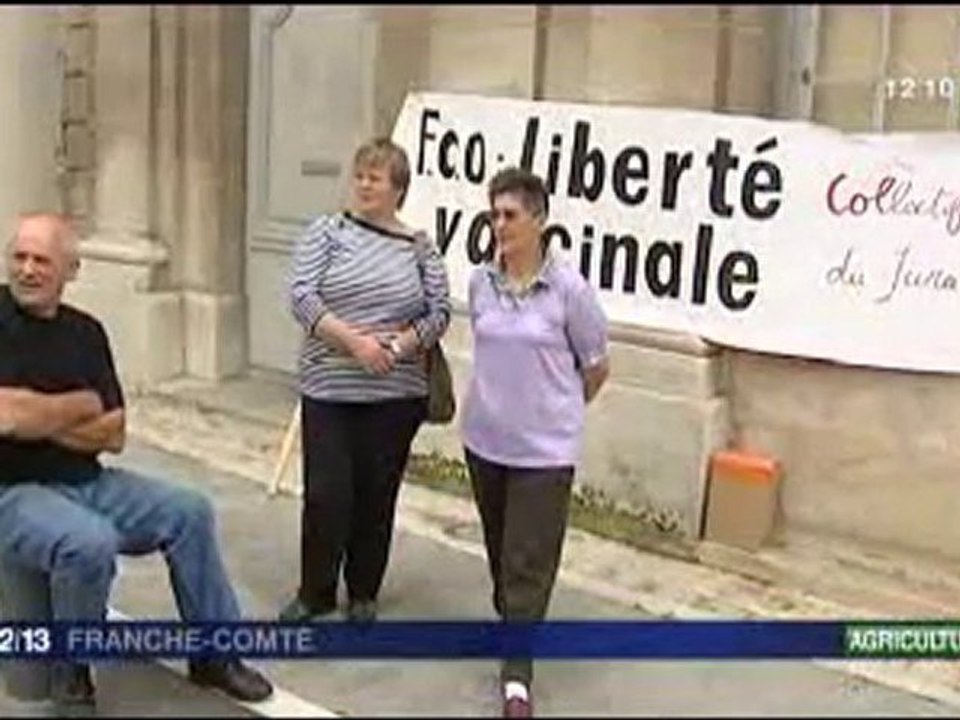 France3 Franche-Comté : reportage vaccination FCO